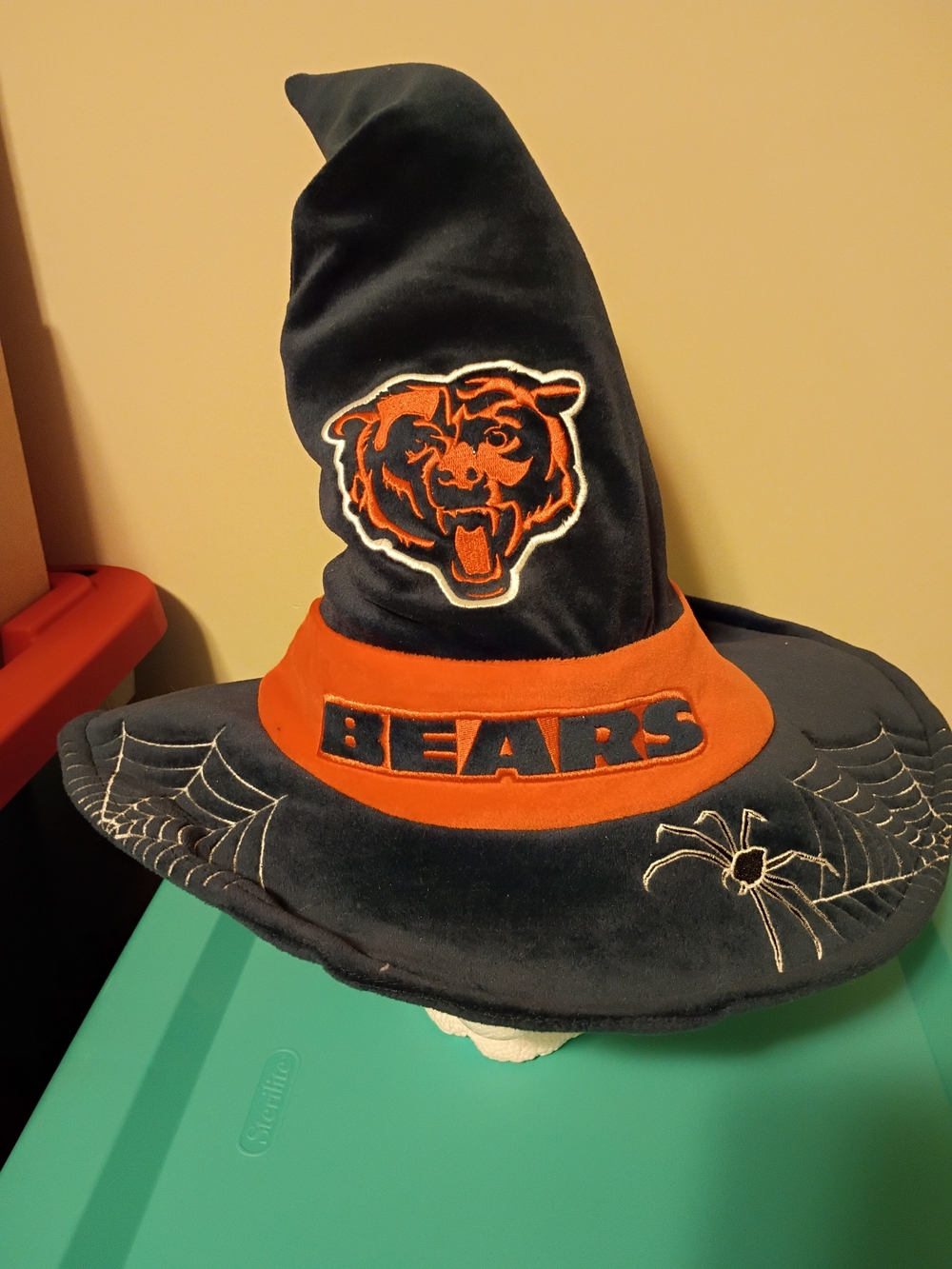 Chicago Bears Witch Hat - Black and Orange